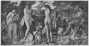 Das Urteil Des Paris — Anselm Feuerbach