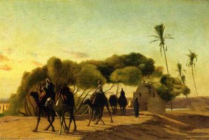 Presa En El Nilo — Jean-léon Gérôme
