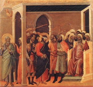 Christ Mocked — Duccio Di Buoninsegna