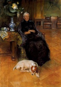 Portrait Of Göthilda Fürstenderg — Carl Larsson