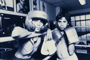 Untitled.2 Boys Posing, Tony Mundine — 머빈 비숍
