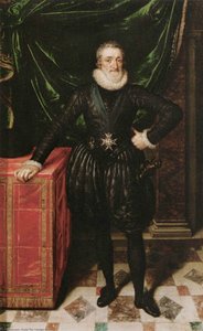 Henry Iv, King Of France In Black Dress — Frans Pourbus Mlađi