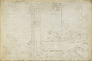 La Divina Commedia, Infierno Viii. Virgilio Y Dante En El Quinto Círculo Del Infierno: El Irascible En El Estigio; En Las Puertas De La Ciudad De Dis — Sandro Botticelli