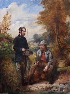 The Artist Fishing With His Brother, R. M. Ballantyne — John Ballantyne
