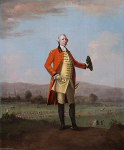 Sir Armine Wodehouse (1714–1777), Mp, Colonel Of The 2nd, Or Eastern Regiment Of Norfolk Militia, At A Review Of His Regiment Near Norwich — David Morier