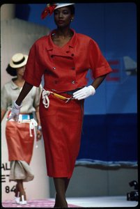 Runway Photograph Of Chloé, Spring/summer 1984 Collection — Karl Otto Lagerfeld