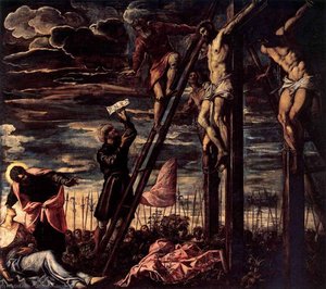 A Krisztus Krúcifixációja — Tintoretto