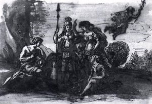 The Judgement Of Paris — Claude Lorrain (claude Gellée)