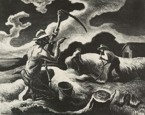 Island Hay — Thomas Hart Benton
