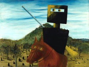 Kelly Und Pferd — Sir Sidney Robert Nolan