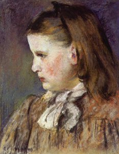 Portrait Af Eugenie Estruc — Camille Pissarro