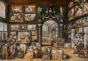The Studio Of Apelles — Willem Van Haecht