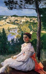 View Of The Village — Frédéric Bazille
