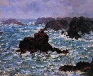 Belle-ile, Rain Effect — Claude Monet