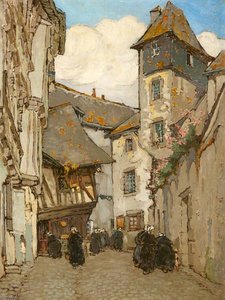Street Scene, Belgium — Georgina Moutray Kyle