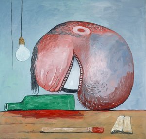 Head And Bottle — Philip Guston