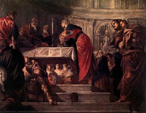 La Presentación De Cristo En El Templo — Jacopo Tintoretto