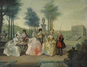 An Angling Party (the Willyams Family At Carnanton ) — Edward Smith