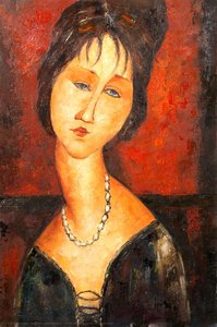 Porträt Von Jeanne Herbuterne — Amedeo Modigliani