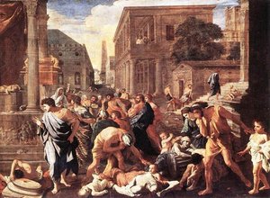 The Plague At Ashod — Nicolas Poussin
