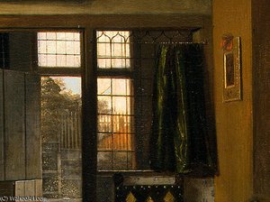 The Bedroom, Detalj 3, Ngw — Pieter De Hooch