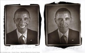 Barack Obama By Chuck Close — Chuck Close