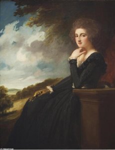 Mrs. Champion De Crespigny, Ne.e Dorothy Scott — George Romney