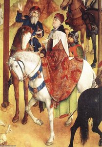 Calvary Triptych (detail) (19) — Hugo Van Der Goes
