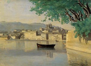 Geneva - View Of Part Of The City — Jean-baptiste-camille Corot