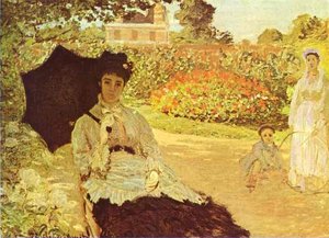 Camille Monet Im Garten — Claude Monet