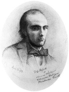 Portrait of William Rossetti (also known as orange)