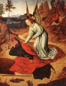 Prophet Elijah In The Desert — Dierec Bouts