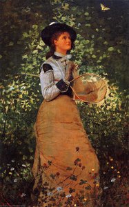 La Niña Mariposa — Winslow Homer