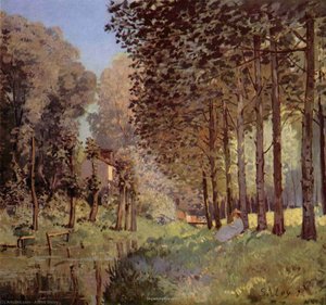 The Rest Beside D`un Creek — Alfred Sisley