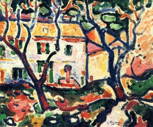 The House Behind The Trees — Georges Braque