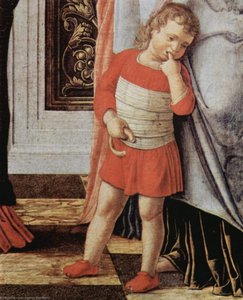 Obřezání Ježíše, Detail — Andrea Mantegna