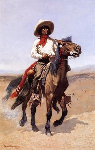 A Regimental Scout — Frederic Remington