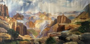The Chasm Of The Colorado - Thomas Moran — Tomas Moranas